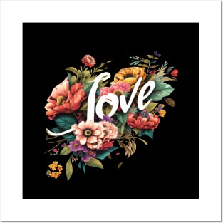 Love in Floral 6 Posters and Art